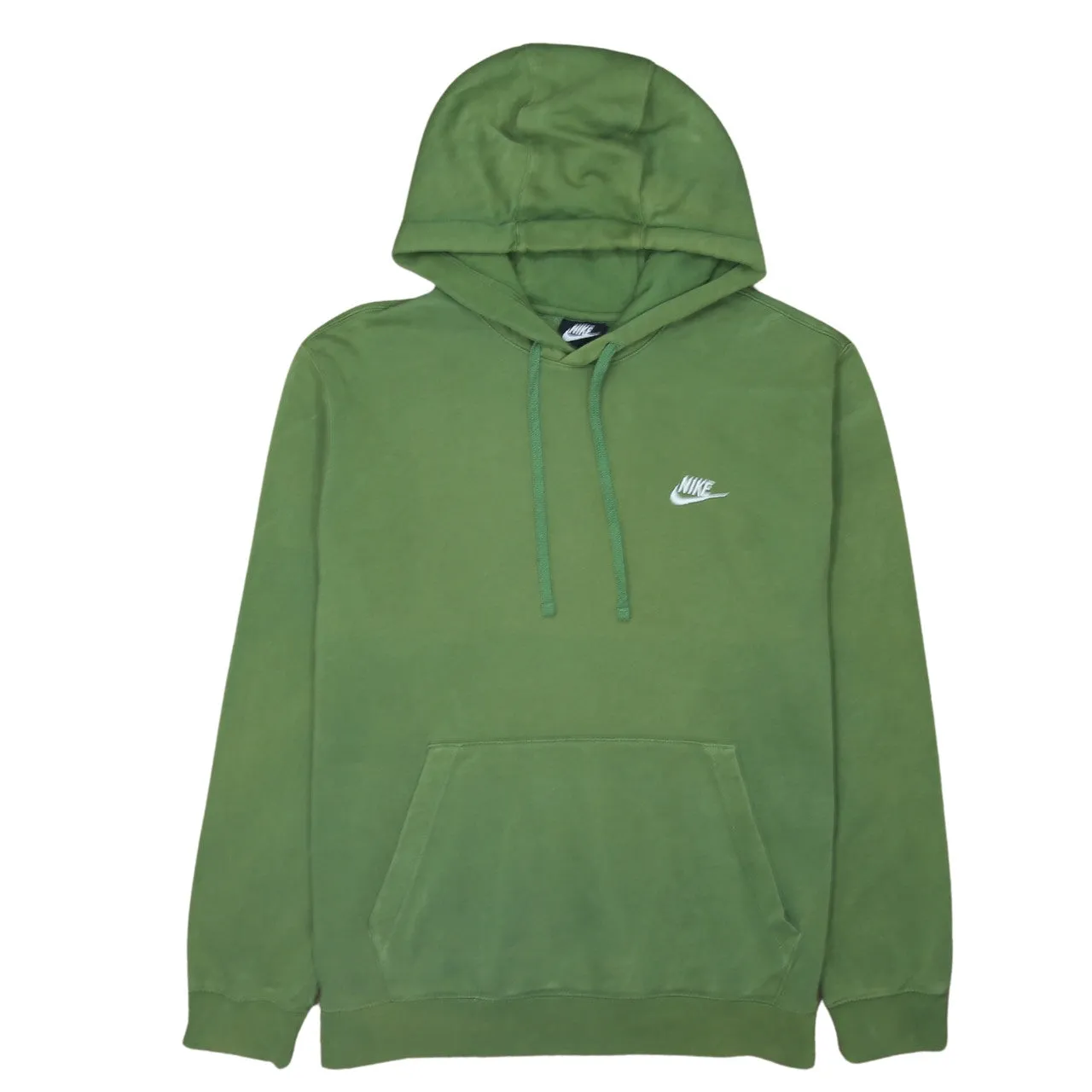 Nike 90's Swoosh Pullover Hoodie Large Green sold by Vintage Club