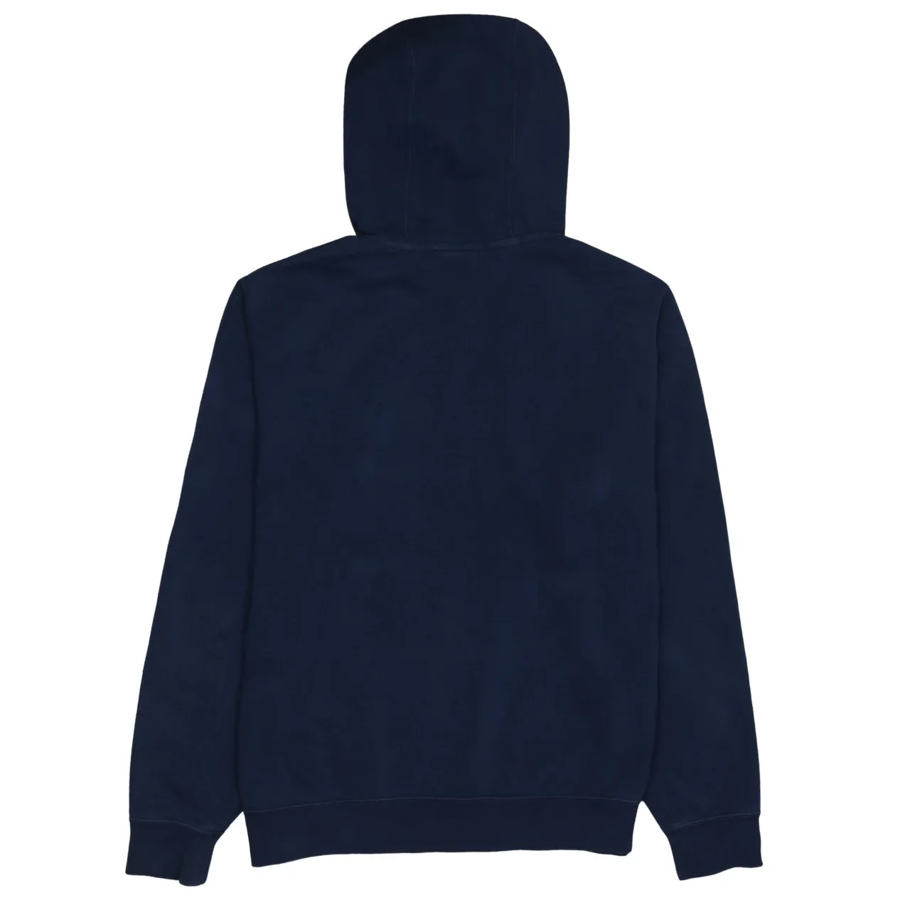 Nike Navy Blue Hoodie Men's Medium Printed Sportswear Logo Front Pocket Sweatshirt sold by Vintage Club product image thumbnail 2