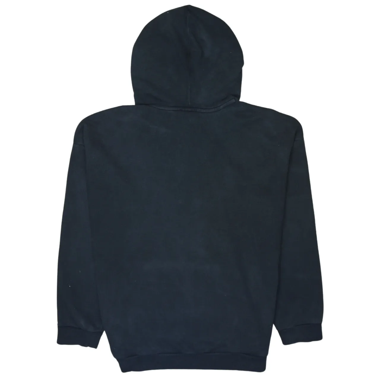 Adidas 90's Spellout Pullover Hoodie Medium Black sold by Vintage Club product image thumbnail 2