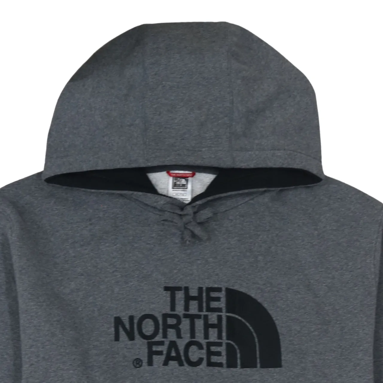 The North Face Dark Grey Hoodie Men's XXLarge Printed Logo Front Pocket Pullover Sweatshirt sold by Vintage Club product image thumbnail 3