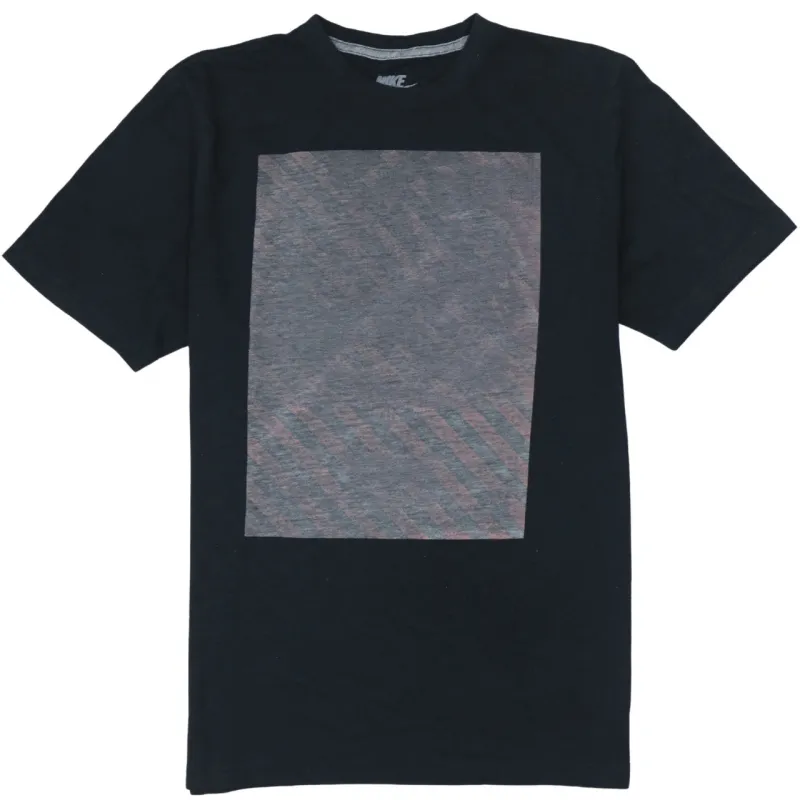 Nike Black Graphic T Shirt Women’s Medium Printed Front Box Casual Tee Top sold by Vintage Club