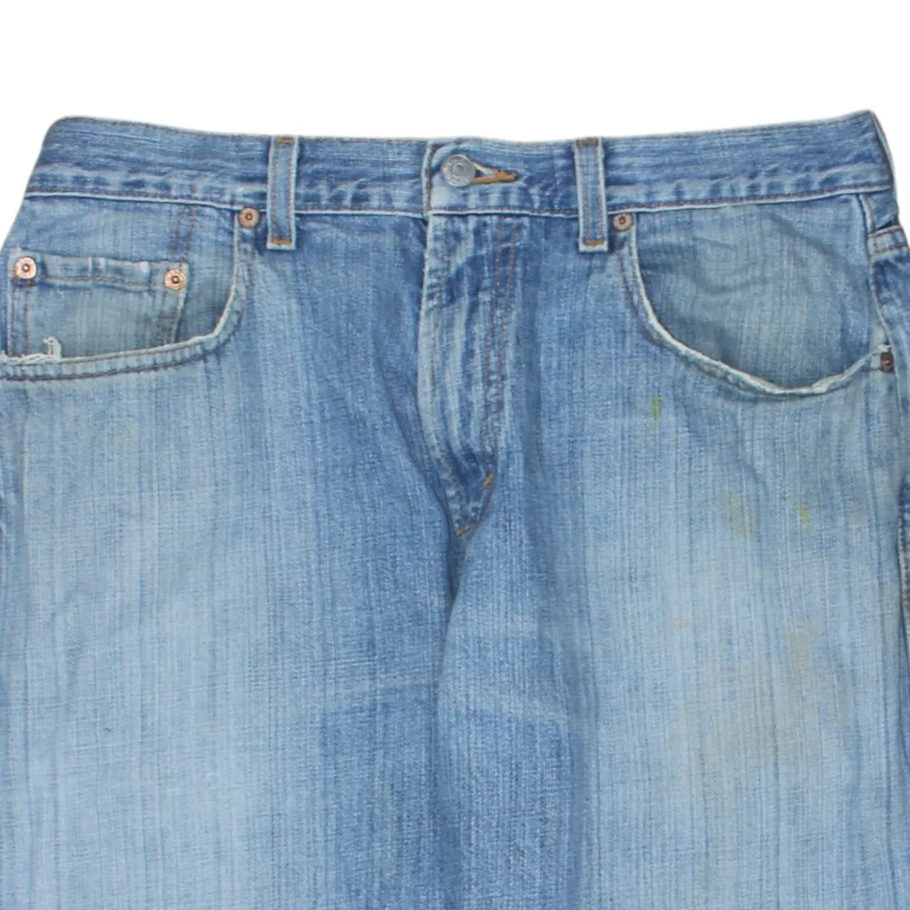 Levi's Light Blue Jeans Men's W30 Loose Straight 569 Wide Leg Denim Trousers sold by Vintage Club product image thumbnail 3