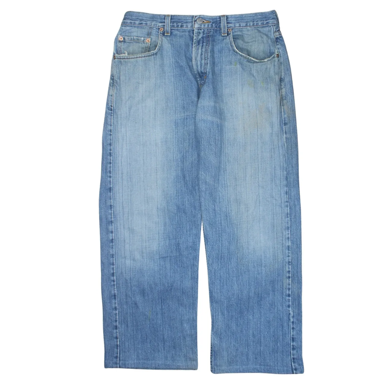 Levi's Light Blue Jeans Men's W30 Loose Straight 569 Wide Leg Denim Trousers sold by Vintage Club product image thumbnail 2