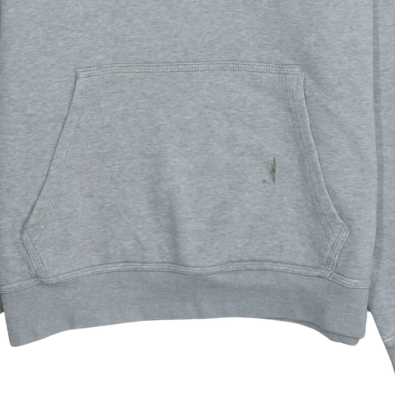 Nike Grey Hoodie Men's Medium Embroidered Swoosh Front Pocket Pullover Sweatshirt sold by Vintage Club product image thumbnail 4