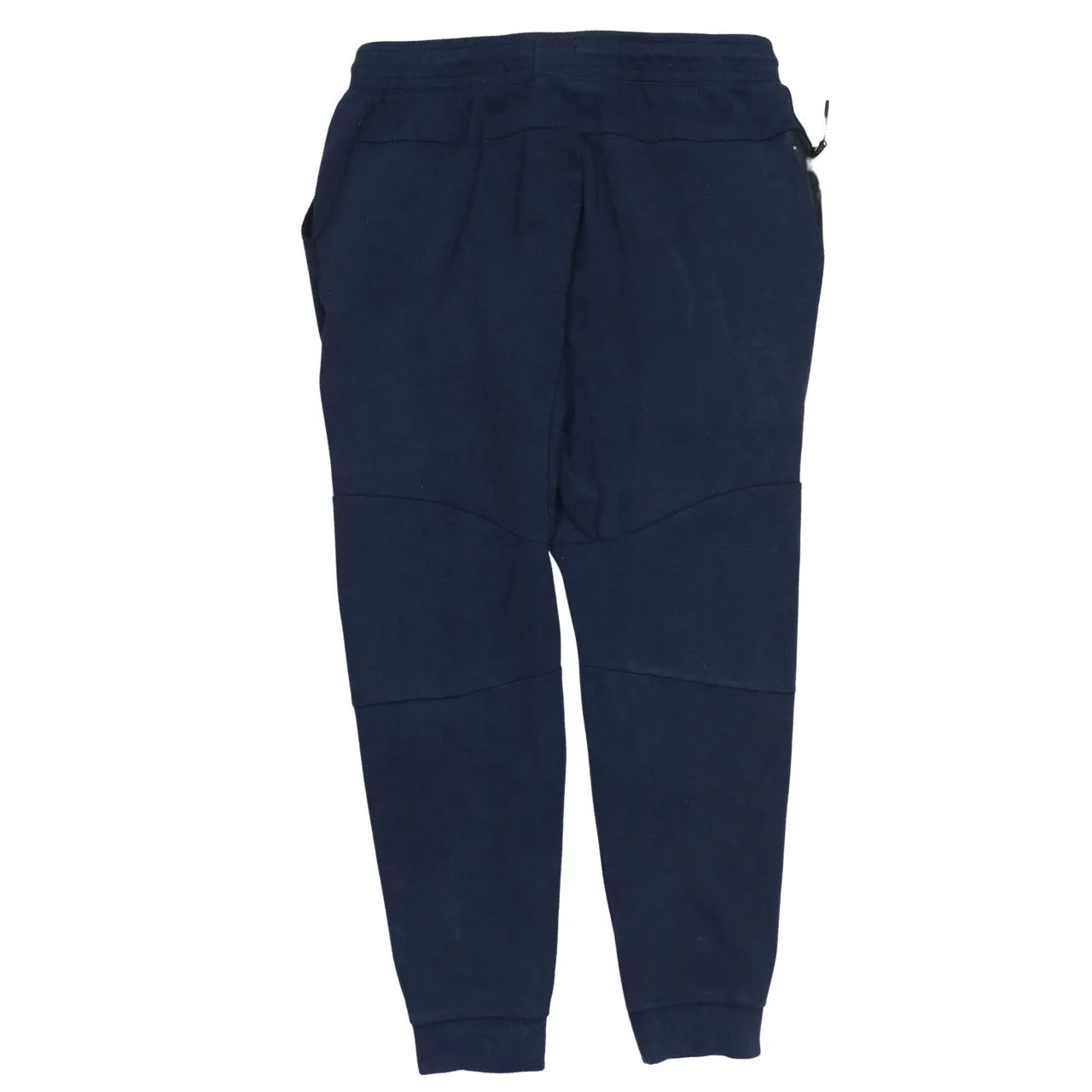Nike Navy Blue Joggers Men's Large Tapered Cuffed Legs Zip Pocket Small Logo Sweatpants sold by Vintage Club product image thumbnail 2