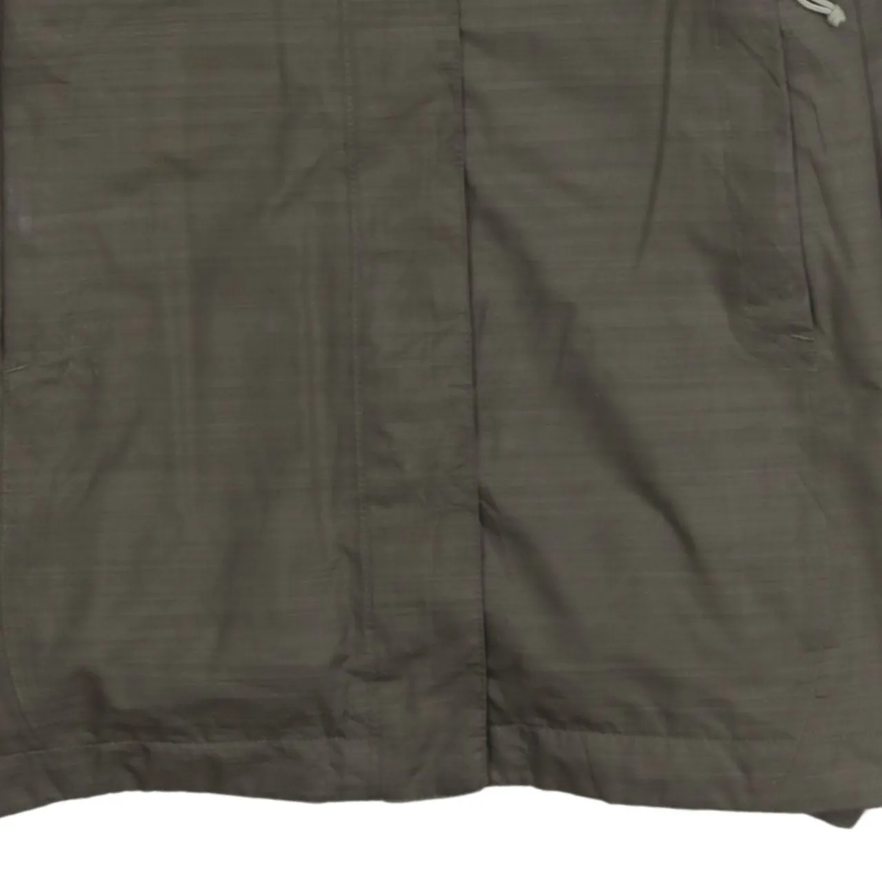 The North Face Brown Hooded Windbreaker Jacket Women's Large Logo Zip Pockets Lightweight Coat sold by Vintage Club product image thumbnail 4