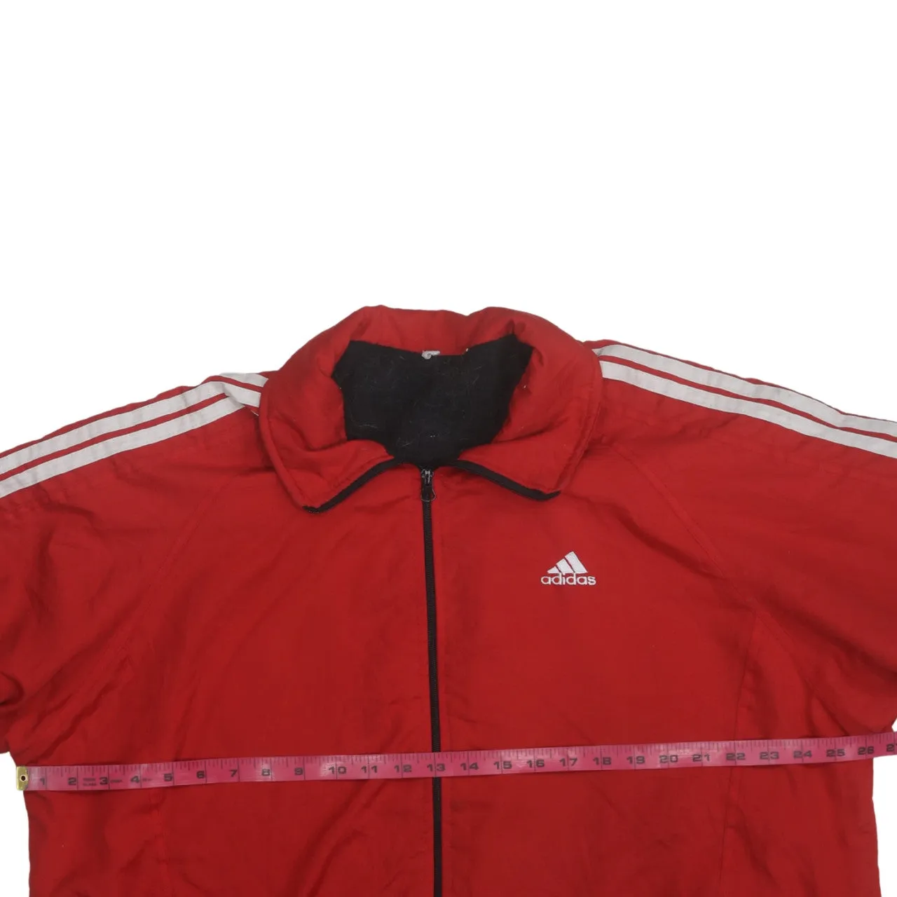 Adidas 90's Striped Sleeve Full Zip Up Windbreaker XXLarge Red sold by Vintage Club product image thumbnail 5