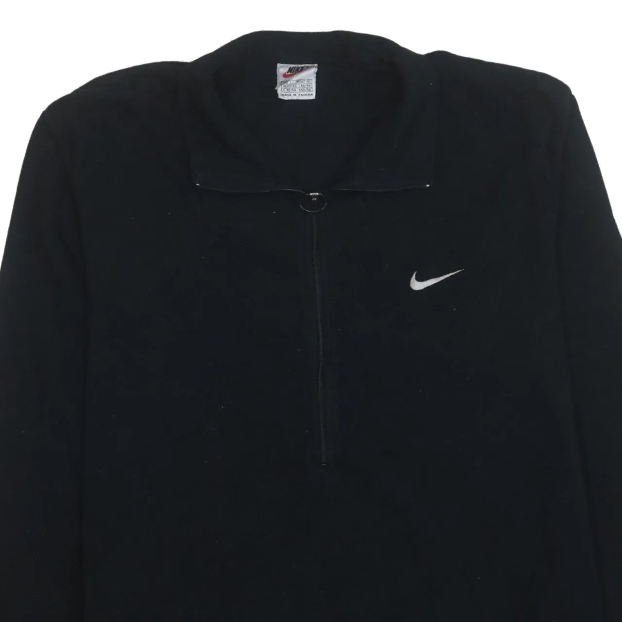 Nike 90's Swoosh Half Zip Fleece Jumper Large Black sold by Vintage Club product image thumbnail 3