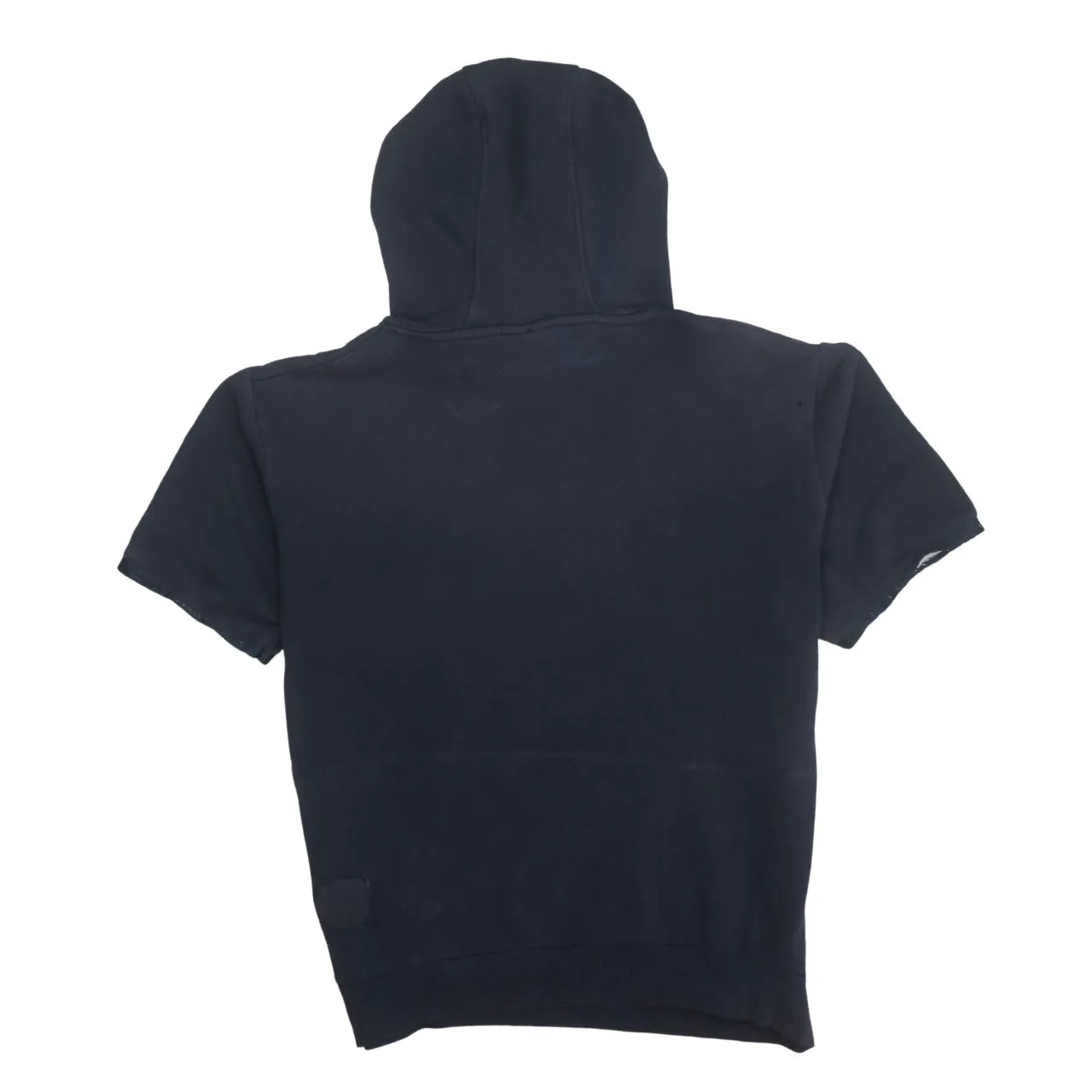Ellesse 90's Short Sleeves Pullover Hoodie Medium Navy Blue sold by Vintage Club product image thumbnail 2