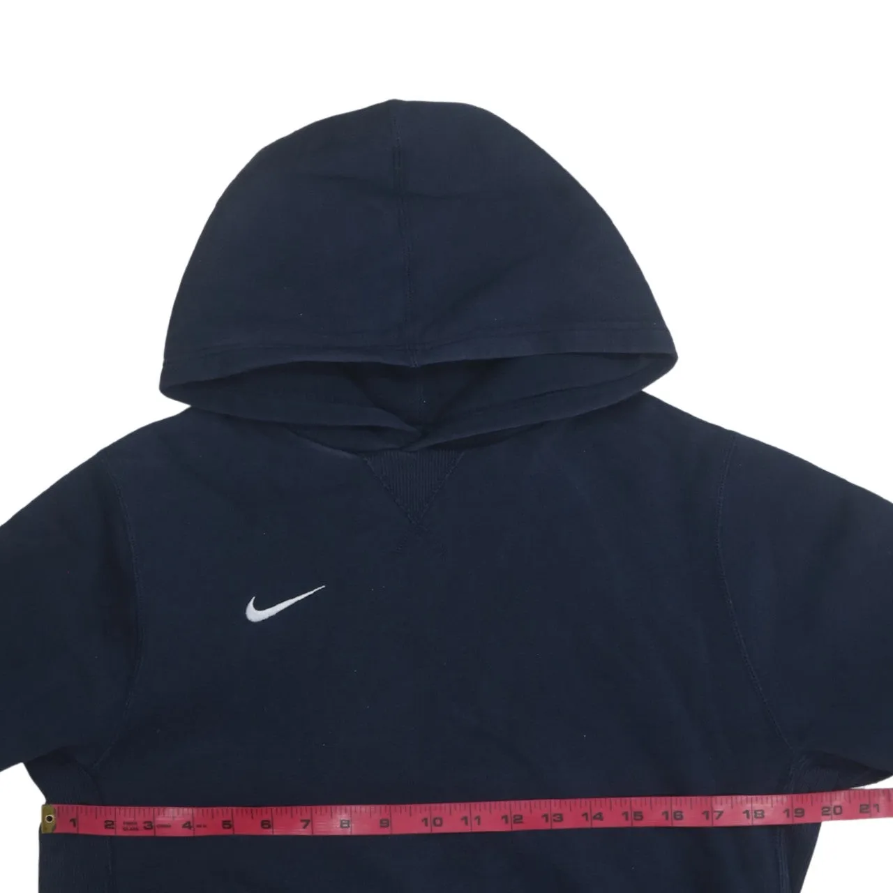 Nike 90's Swoosh Pullover Hoodie XLarge Navy Blue sold by Vintage Club product image thumbnail 5