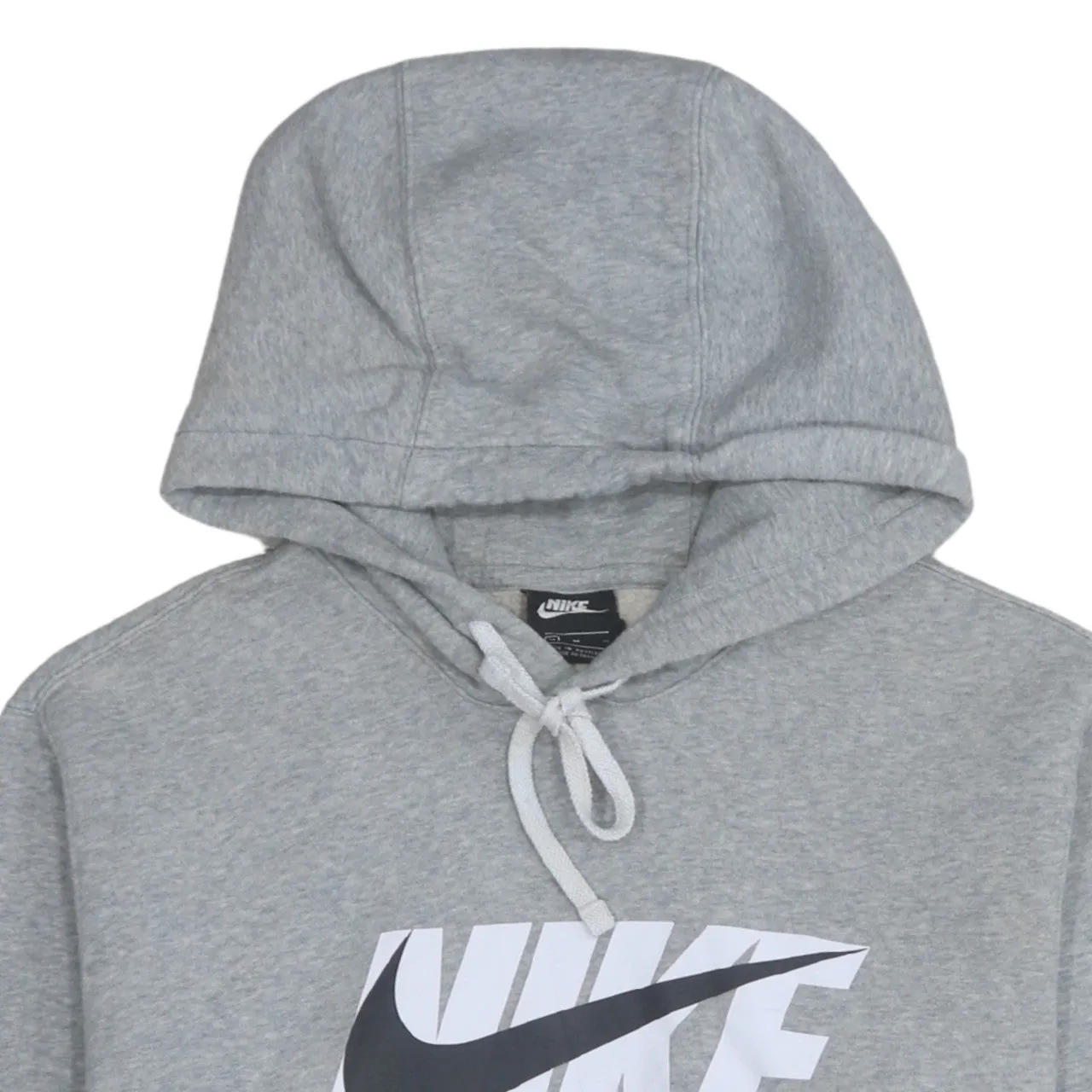 Nike 90's Center Middle Swoosh Pullover Hoodie Medium Grey sold by Vintage Club product image thumbnail 3