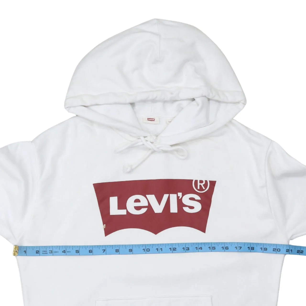 Levi's 90's Spellout Pullover Hoodie Small Yellow sold by Vintage Club product image thumbnail 5