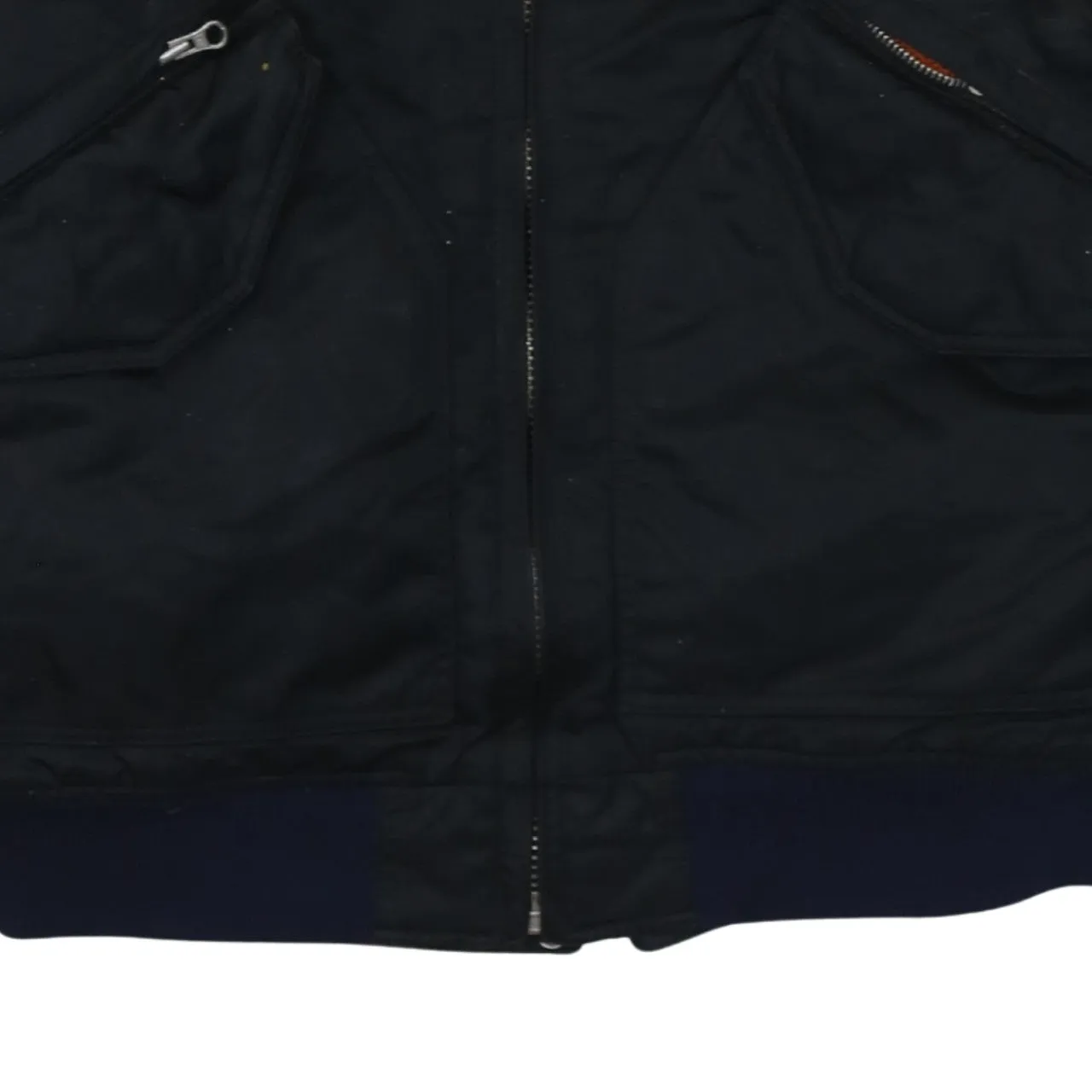 Retro 90's Heavyweight Full Zip Up Windbreaker Small Black sold by Vintage Club product image thumbnail 4