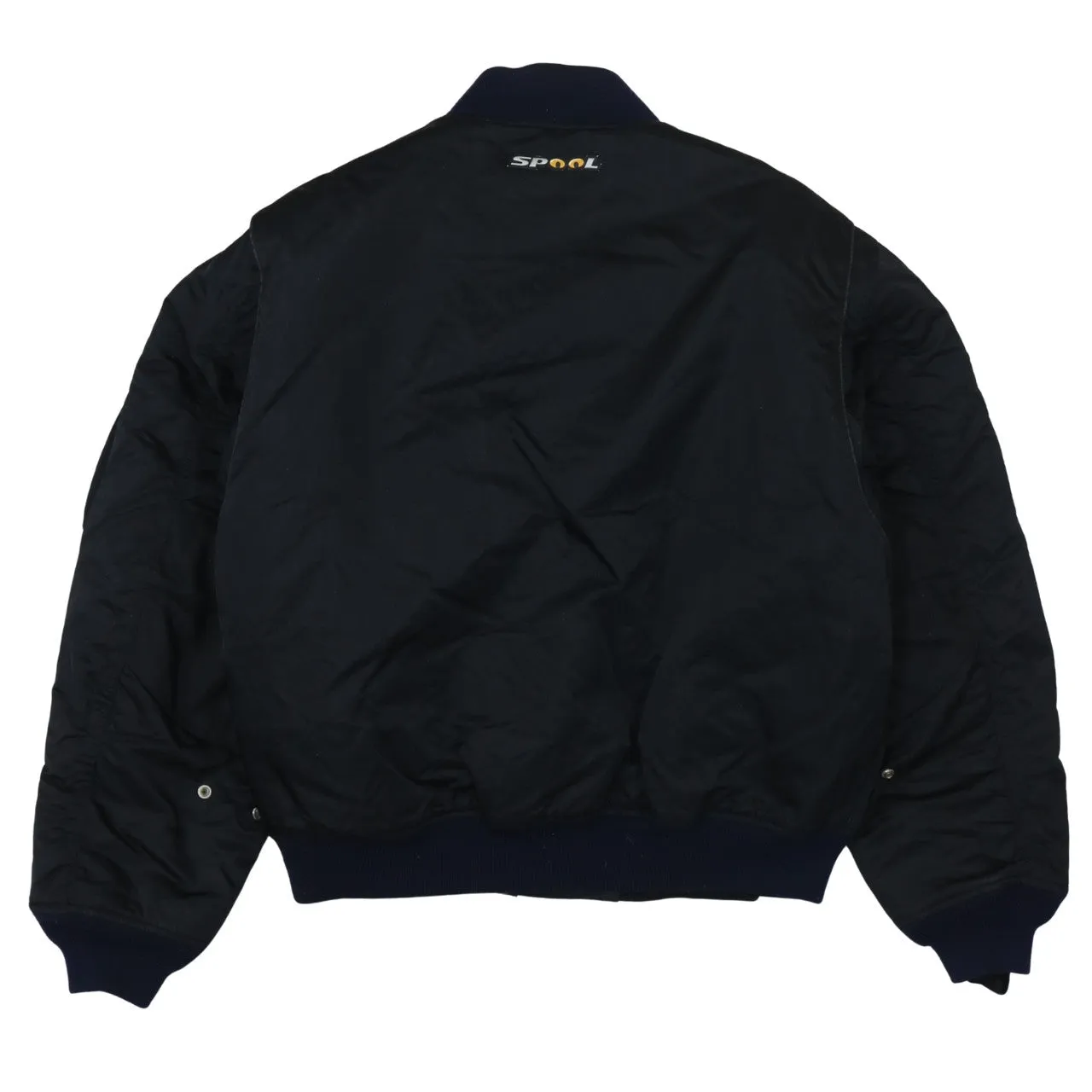 Retro 90's Heavyweight Full Zip Up Windbreaker Small Black sold by Vintage Club product image thumbnail 2