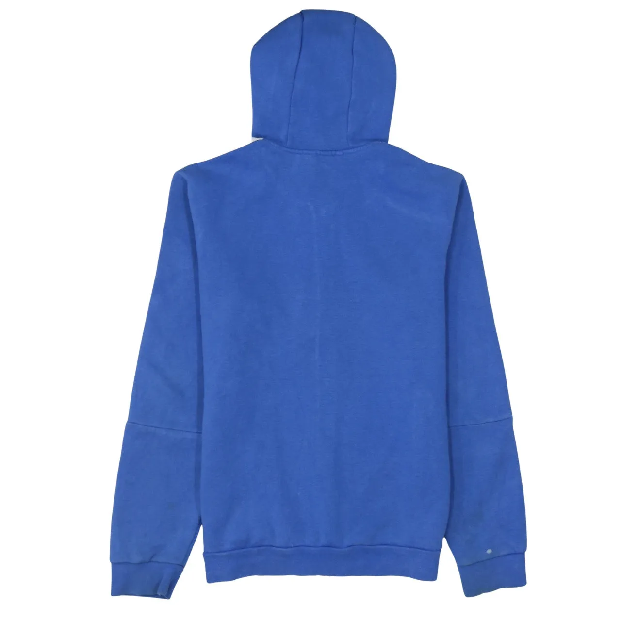Adidas 90's Striped Sleeve Full Zip Up Hoodie Small Blue sold by Vintage Club product image thumbnail 2