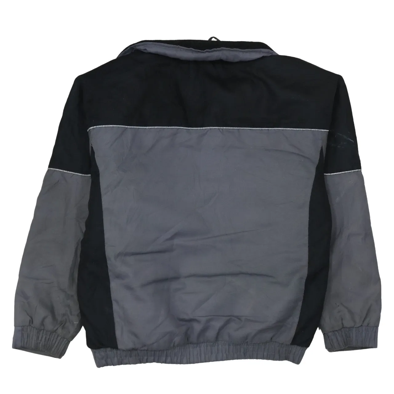 Dickies 90's Plain Full Zip Up Windbreaker Large Grey sold by Vintage Club product image thumbnail 2