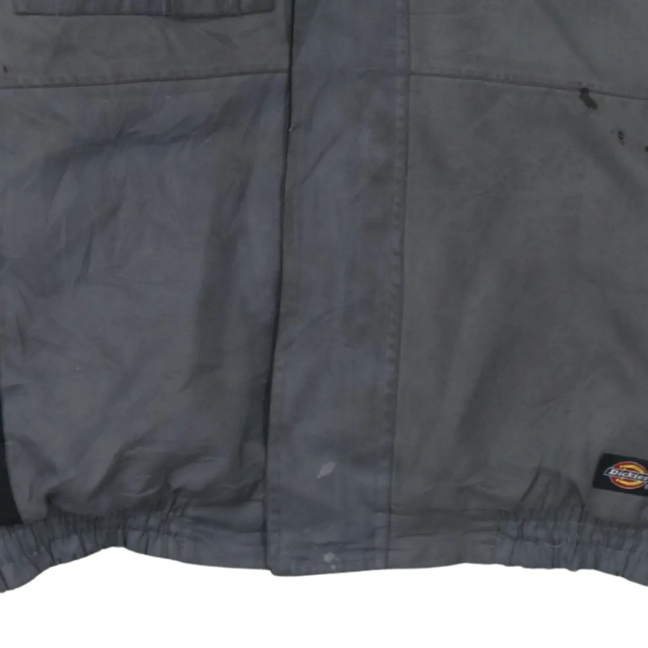Dickies 90's Plain Full Zip Up Windbreaker Large Grey sold by Vintage Club product image thumbnail 4
