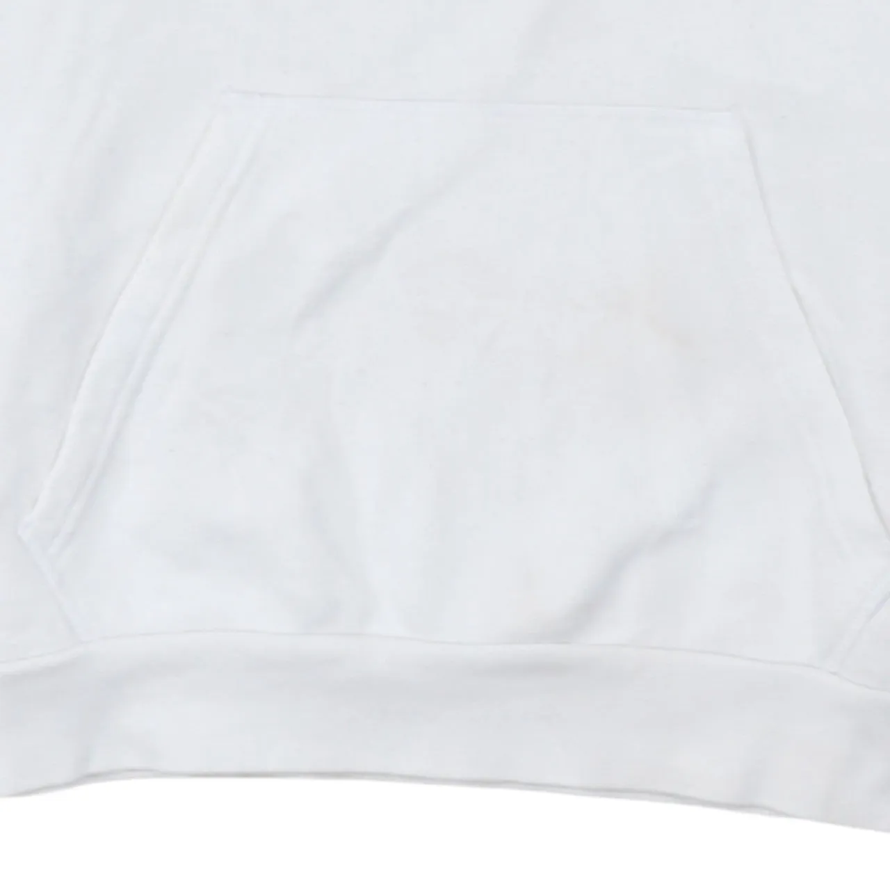 Adidas 90's Drawstring Pockets Pullover Hoodie XSmall White sold by Vintage Club product image thumbnail 4