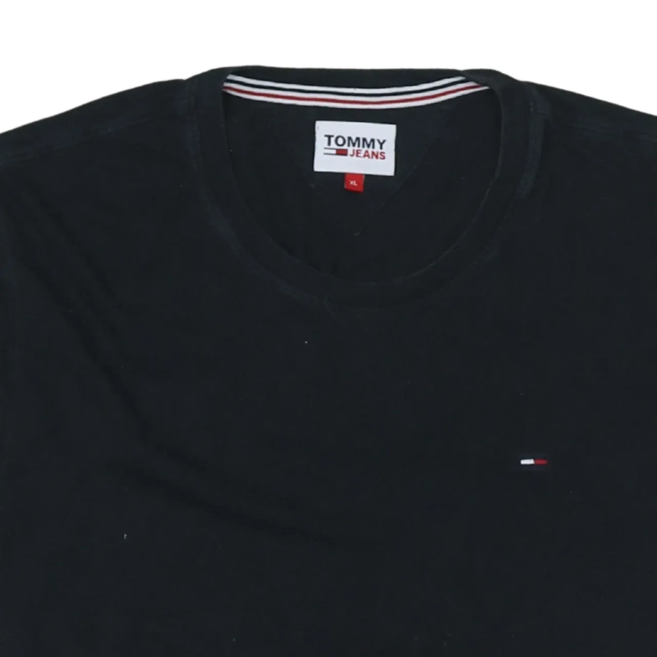 Tommy Hilfiger 90's Short Sleeves Crew Neck T Shirt XLarge Black sold by Vintage Club product image thumbnail 3