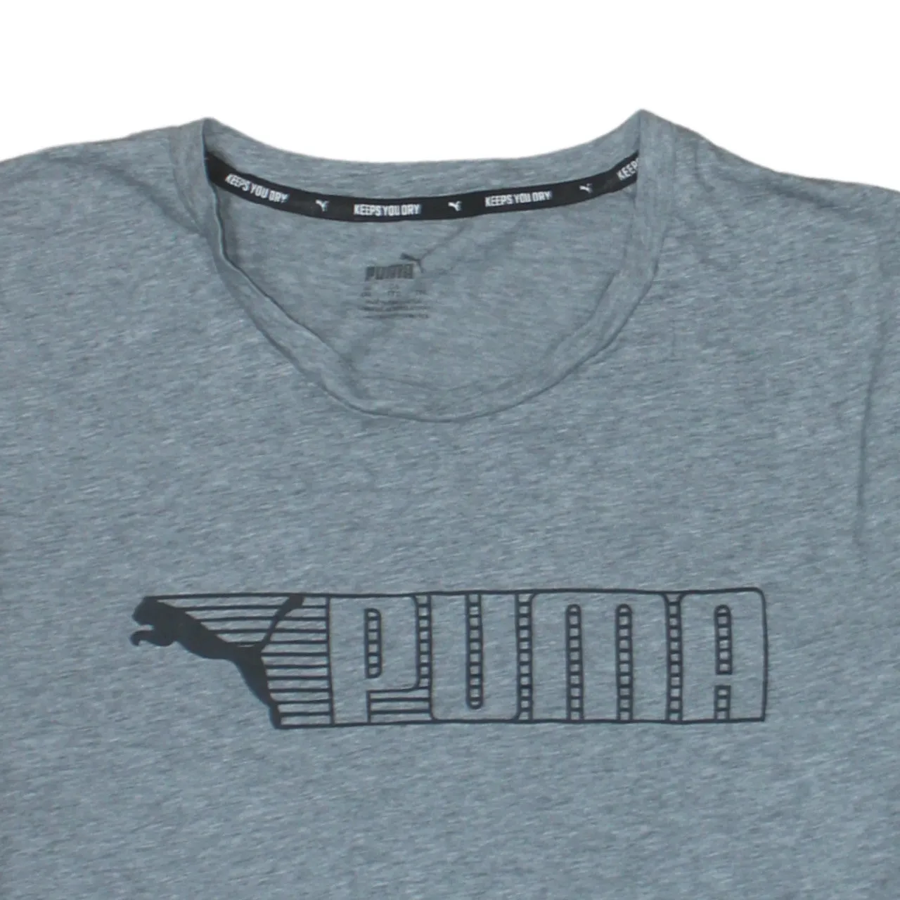 Puma 90's Spellout Short Sleeves T Shirt XXLarge (2XL) Grey sold by Vintage Club product image thumbnail 3