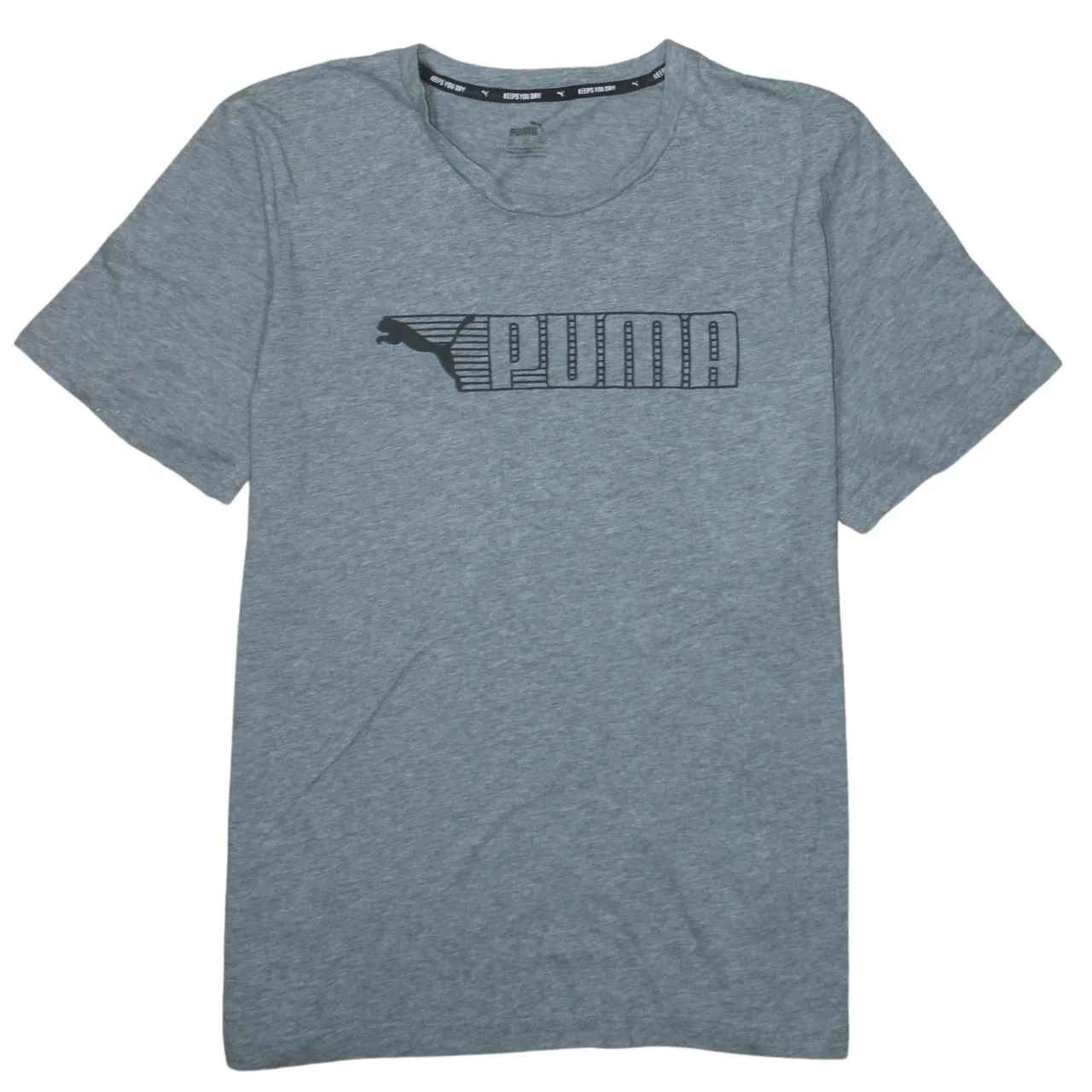 Puma 90's Spellout Short Sleeves T Shirt XXLarge (2XL) Grey sold by Vintage Club