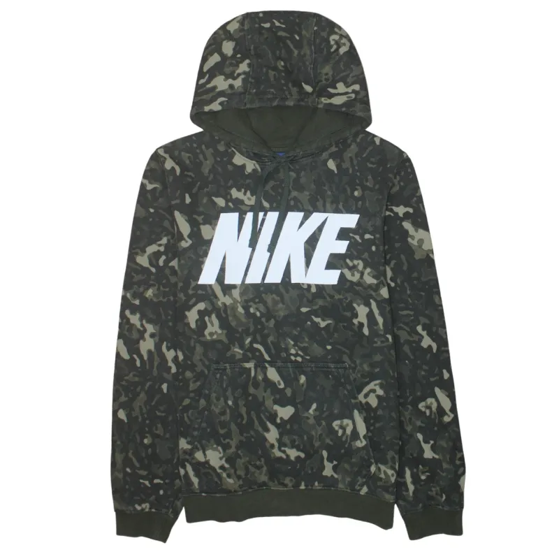 Nike 90's Spellout Pullover Hoodie Small Green sold by Vintage Club