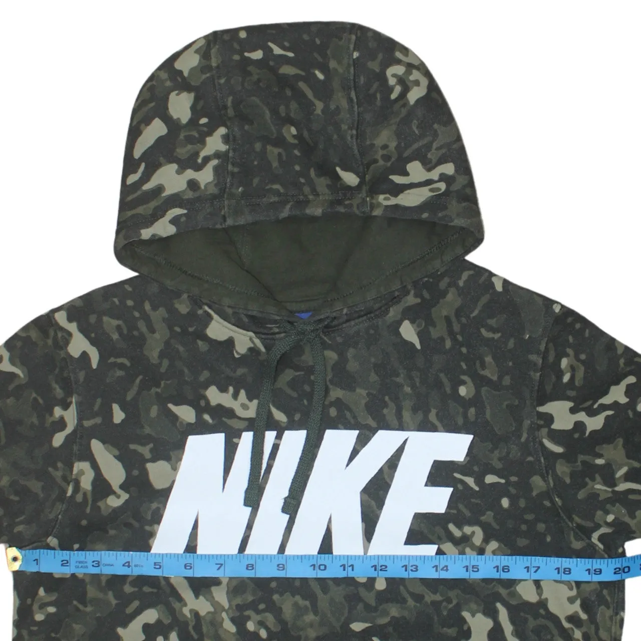 Nike 90's Spellout Pullover Hoodie Small Green sold by Vintage Club product image thumbnail 5
