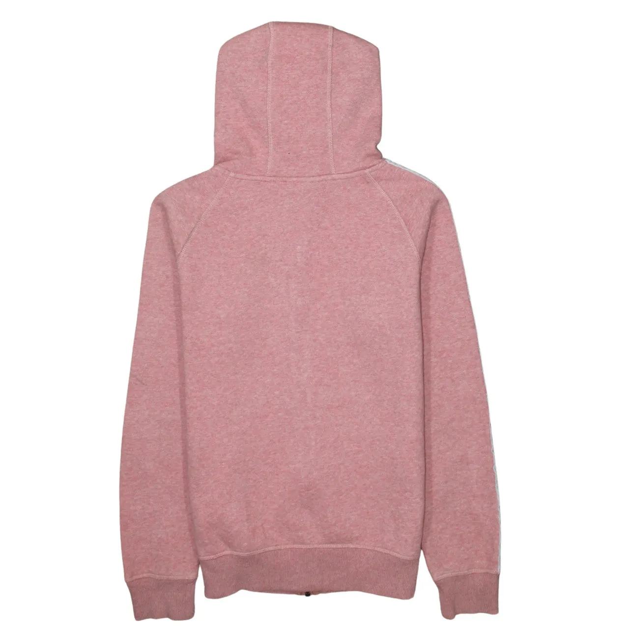 Adidas 90's Striped Sleeve Full Zip Up Hoodie Small Pink sold by Vintage Club product image thumbnail 2
