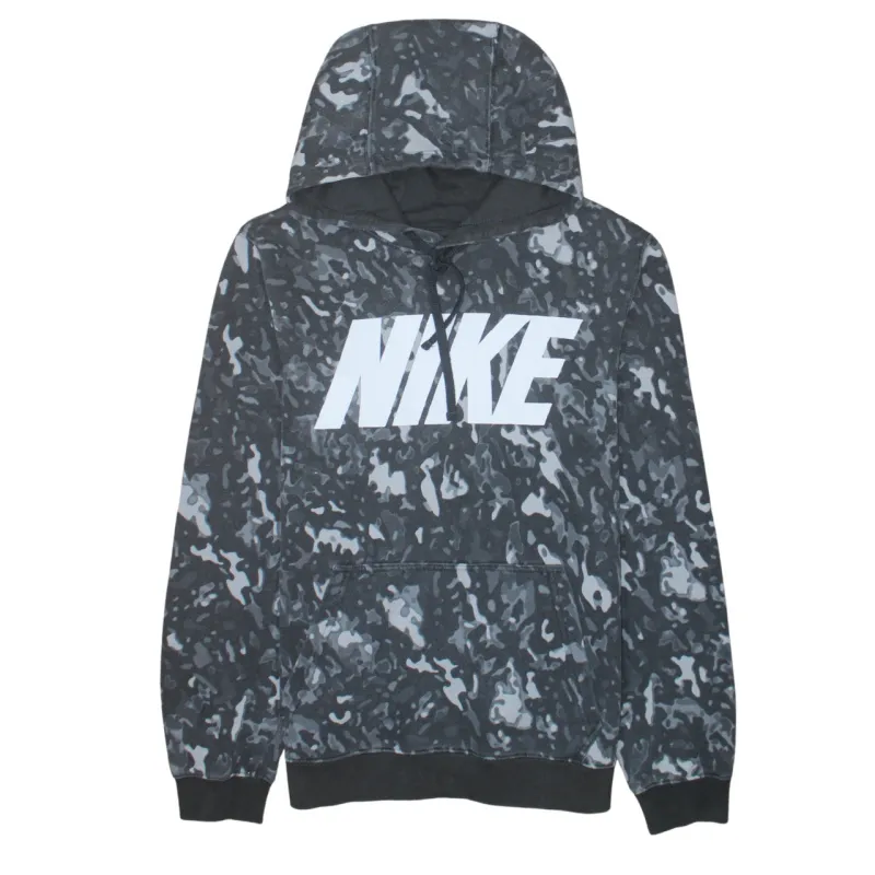 Nike 90's Spellout Pullover Hoodie Small Black sold by Vintage Club