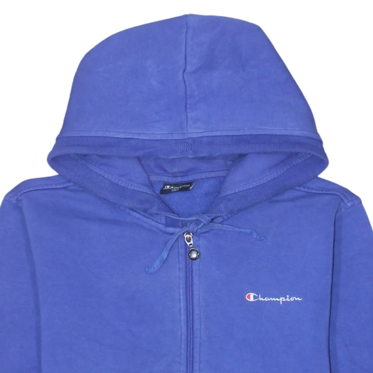 Champion 90's Lightweight Full Zip Up Hoodie XLarge Blue sold by Vintage Club product image thumbnail 3
