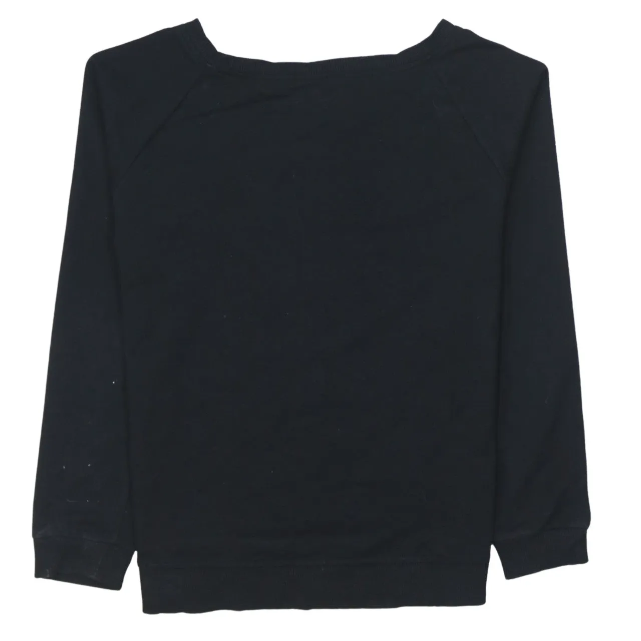 Adidas 90's Spellout Crew Neck Sweatshirt Large Black sold by Vintage Club product image thumbnail 2