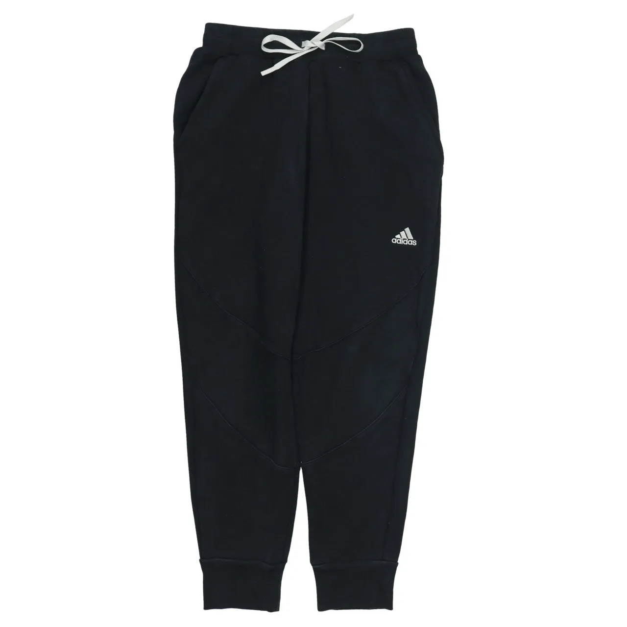 Adidas 90's Rib Cuff Casual Joggers / Sweatpants Medium Black sold by Vintage Club