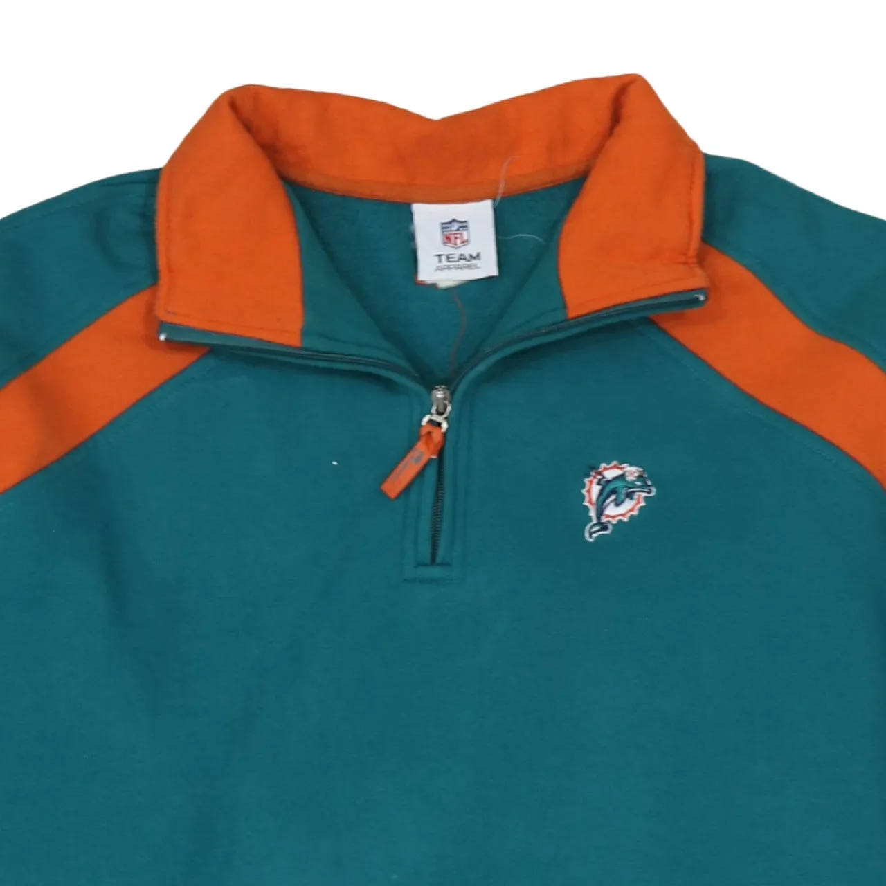 NFL 90's Lightweight Quarter Zip Sweatshirt Large Green sold by Vintage Club product image thumbnail 3