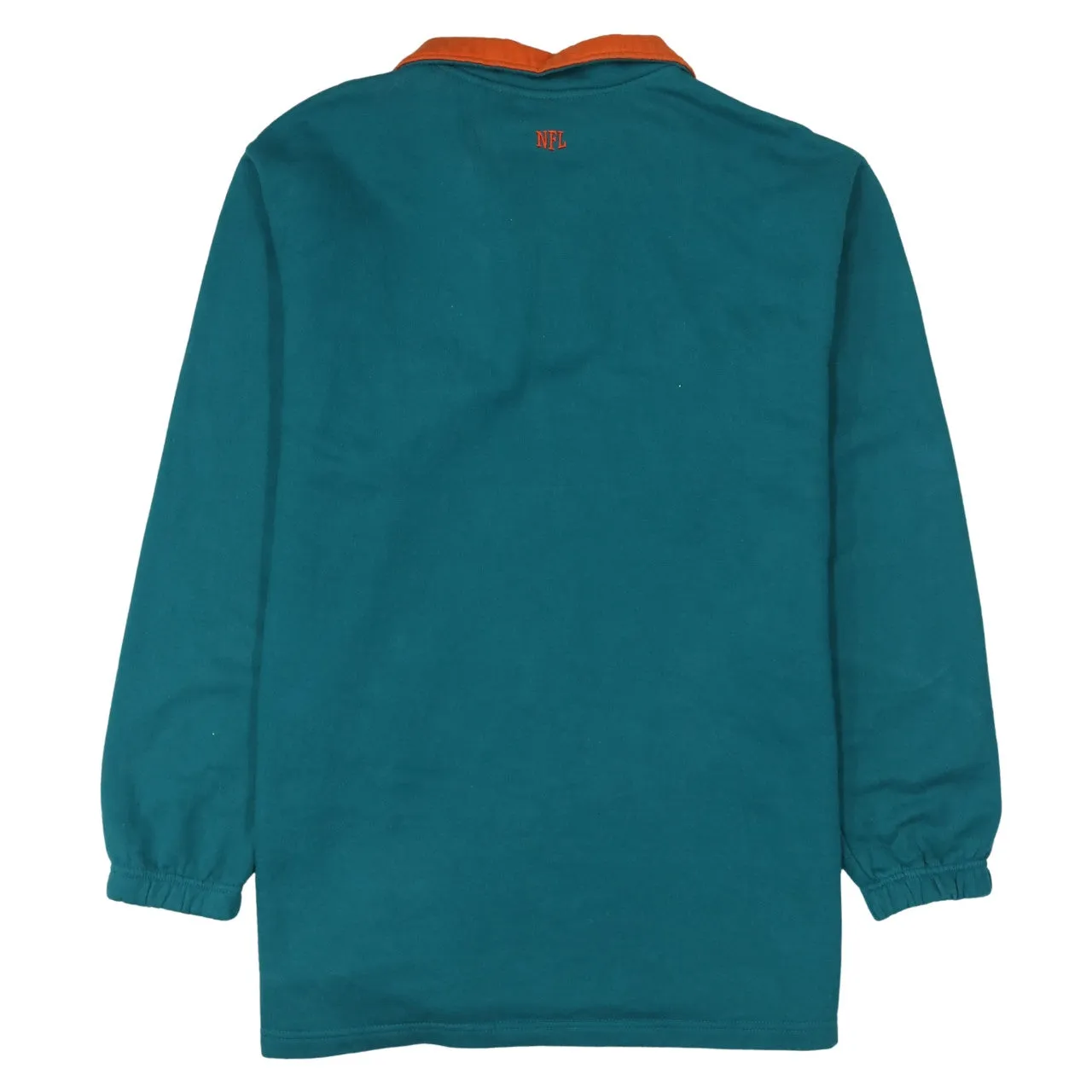 NFL 90's Lightweight Quarter Zip Sweatshirt Large Green sold by Vintage Club product image thumbnail 2