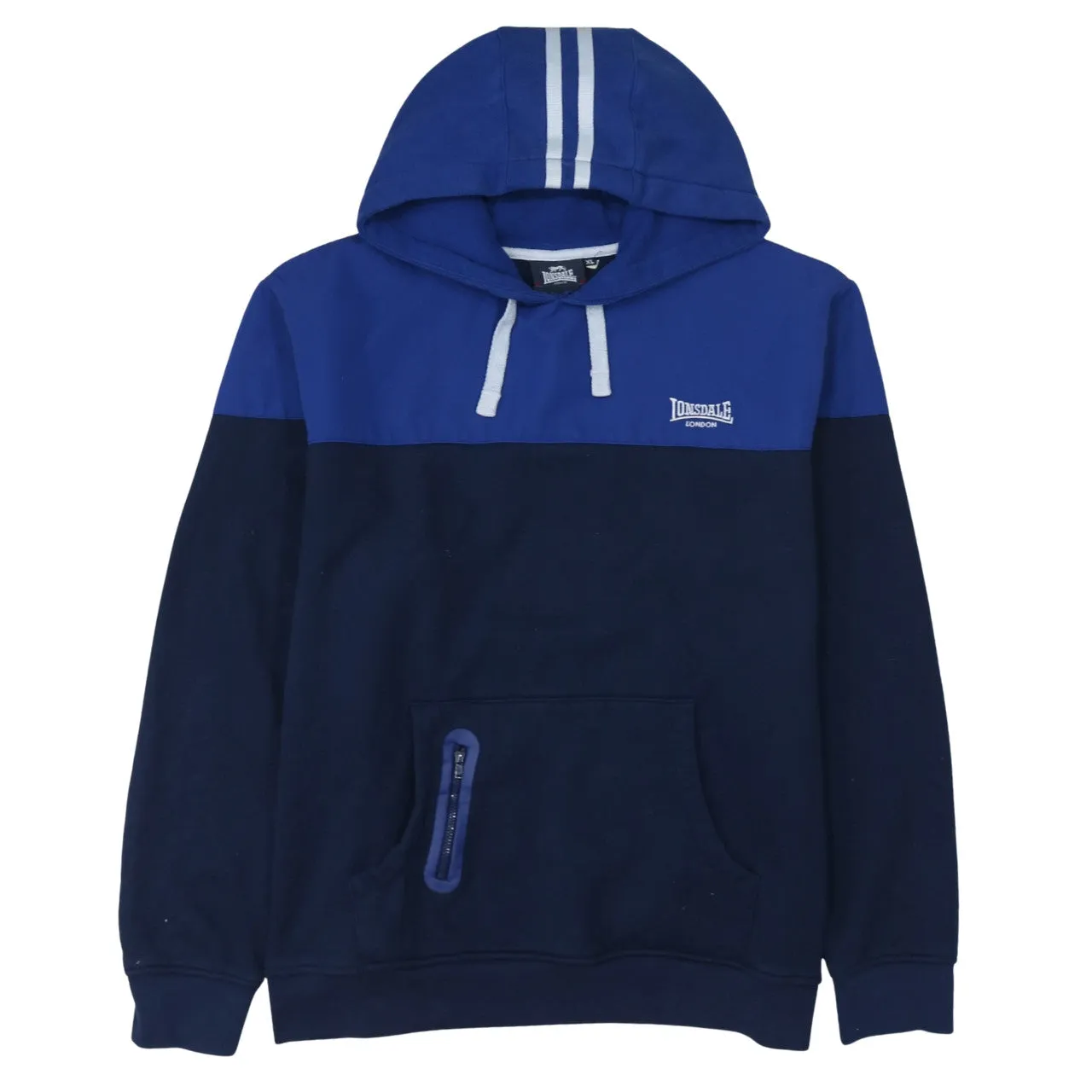 Lonsdale London 90's Lightweight Pullover Hoodie XLarge Blue sold by Vintage Club