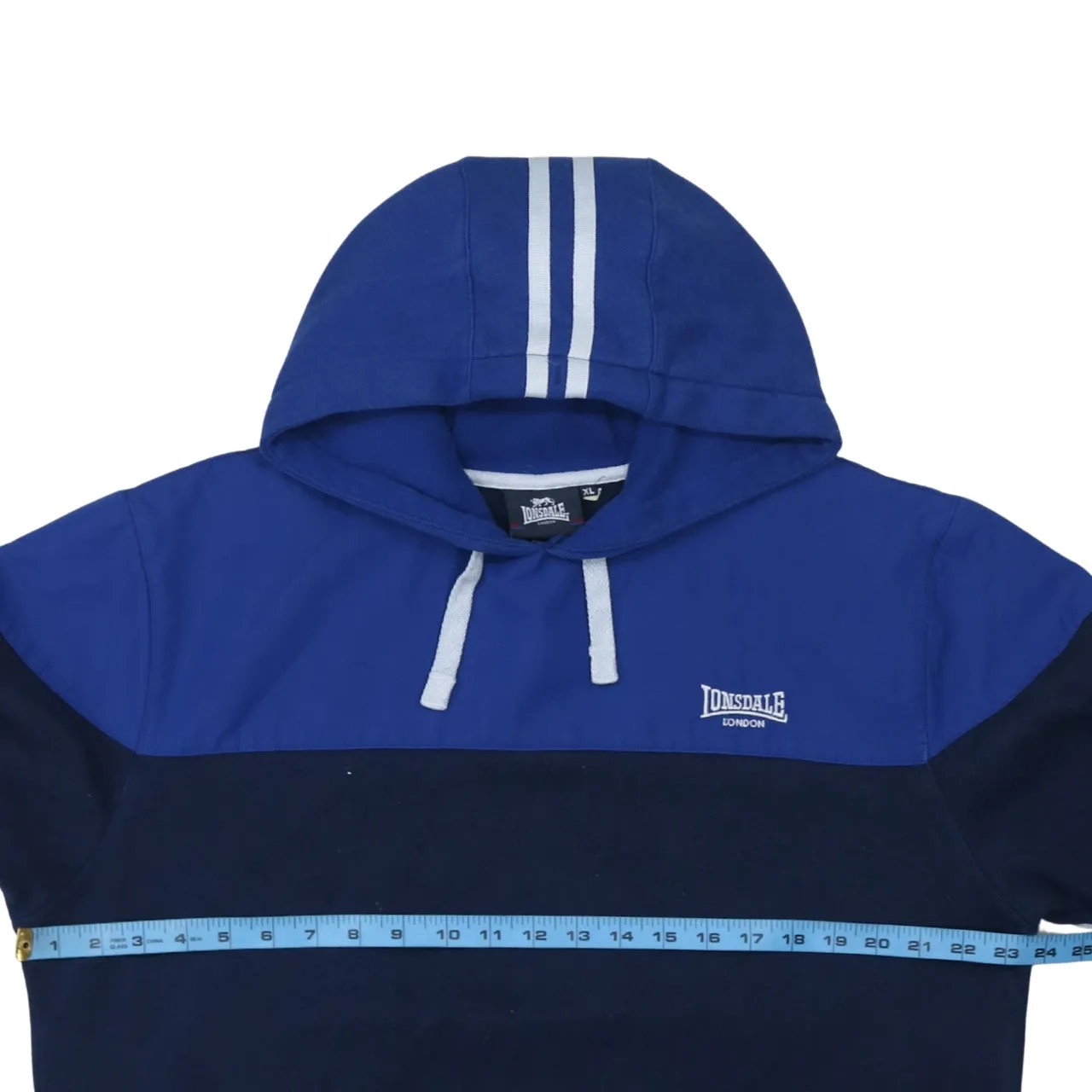 Lonsdale London 90's Lightweight Pullover Hoodie XLarge Blue sold by Vintage Club product image thumbnail 5