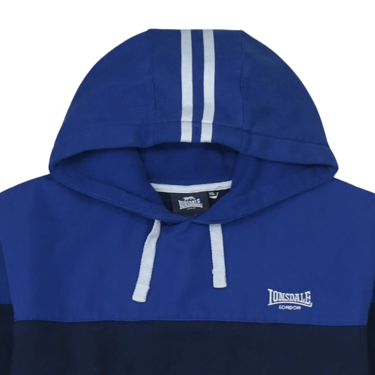 Lonsdale London 90's Lightweight Pullover Hoodie XLarge Blue sold by Vintage Club product image thumbnail 3