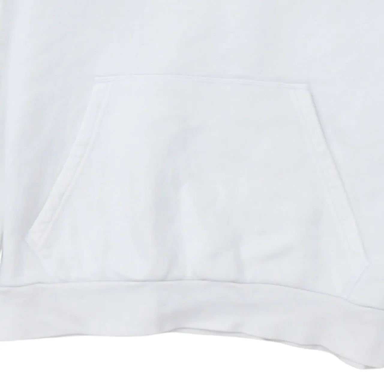 Adidas 90's Drawstring Pockets Pullover Hoodie Small White sold by Vintage Club product image thumbnail 4