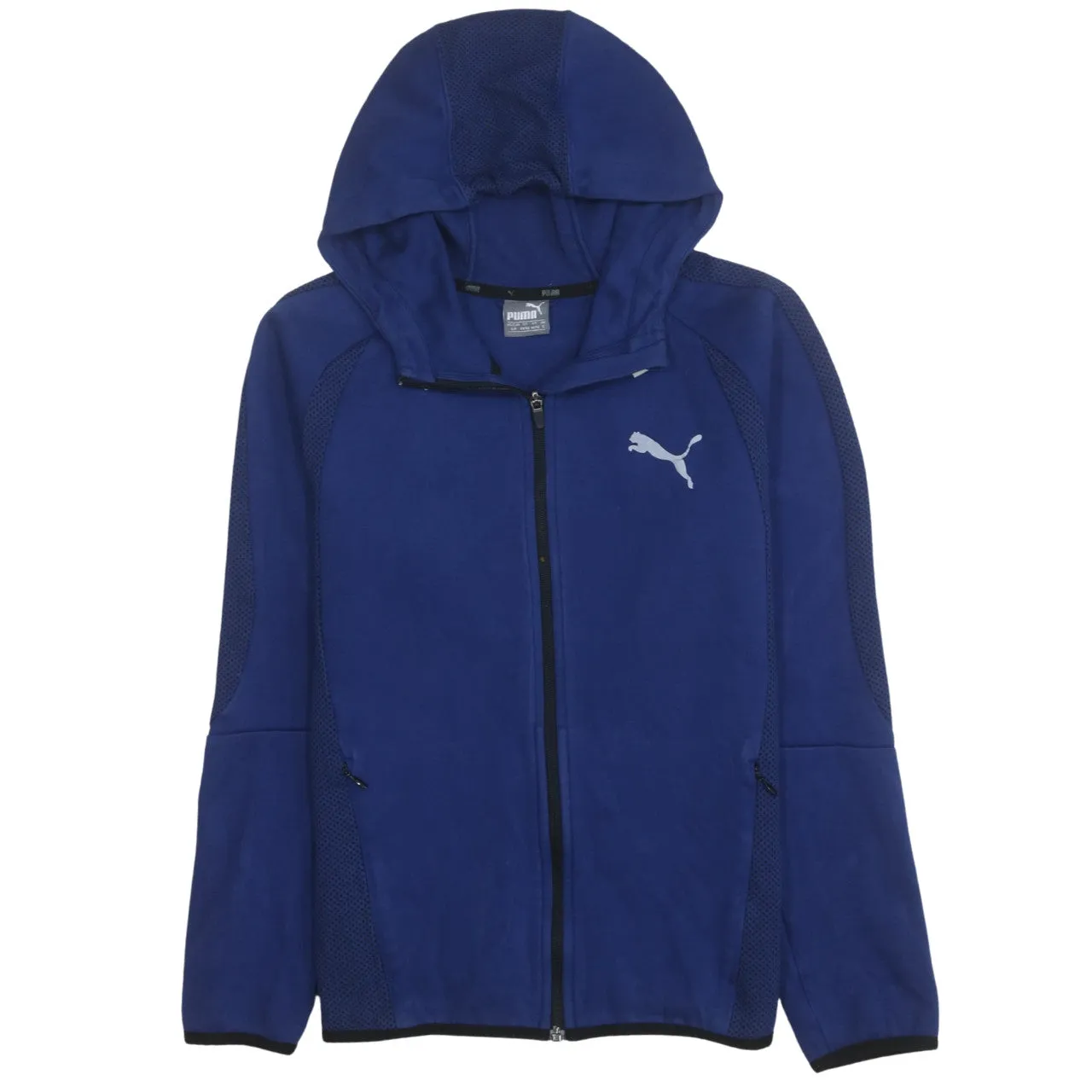 Puma 90's Lightweight Full Zip Up Hoodie Small Blue sold by Vintage Club