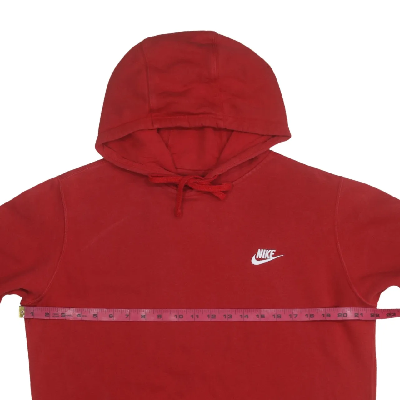Nike 90's Swoosh Pullover Hoodie Medium Red sold by Vintage Club product image thumbnail 5