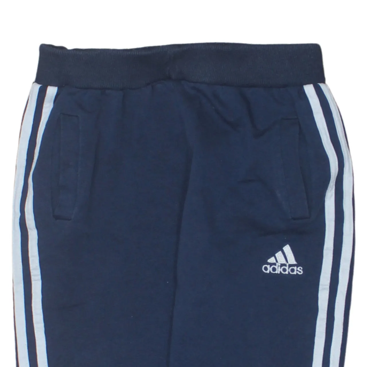 Adidas 90's 3 Stripes Casual Joggers / Sweatpants 26 Navy Blue sold by Vintage Club product image thumbnail 3