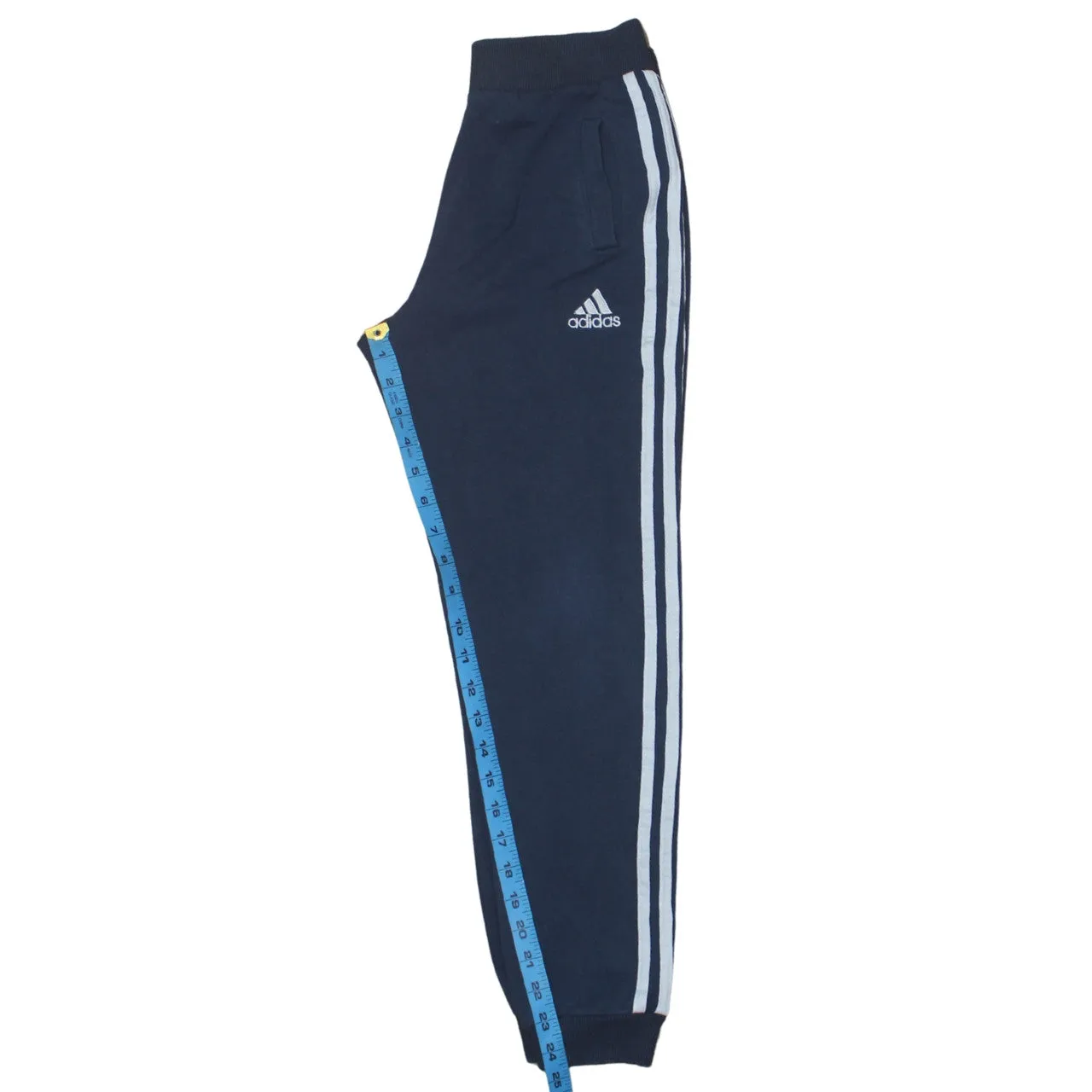 Adidas 90's 3 Stripes Casual Joggers / Sweatpants 26 Navy Blue sold by Vintage Club product image thumbnail 5