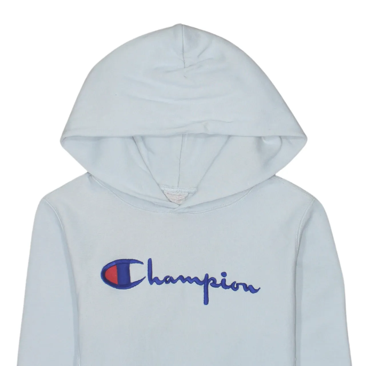 Champion 90's Spellout Pullover Hoodie Medium White sold by Vintage Club product image thumbnail 3