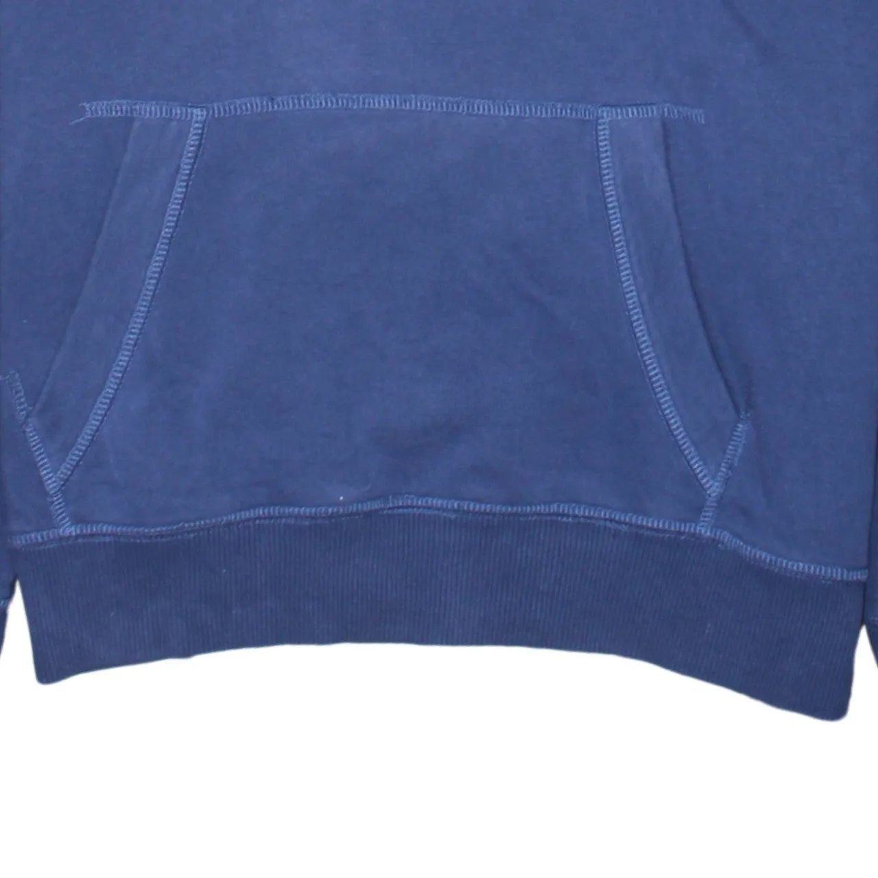 Tommy Hilfiger 90's Hilfiger New York V Neck Hoodie XLarge Blue sold by Vintage Club product image thumbnail 4