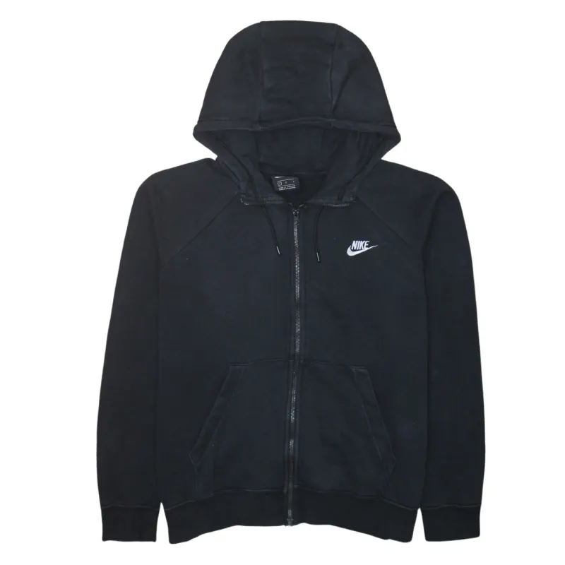 Nike 90's Swoosh Full Zip Up Hoodie Large Black sold by Vintage Club