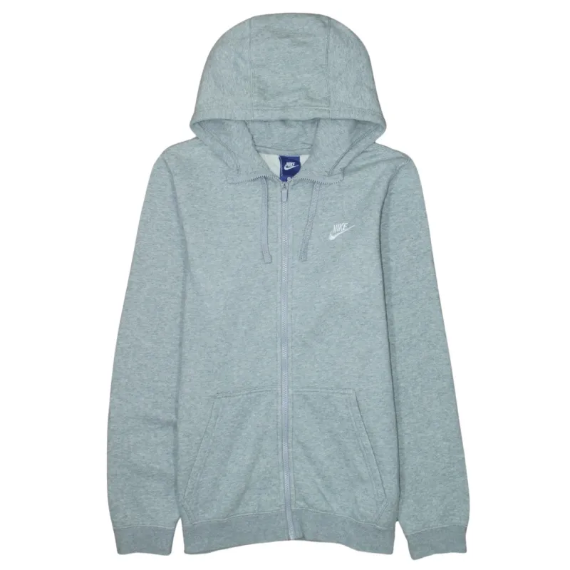 Nike 90's Swoosh Full Zip Up Hoodie Small Grey sold by Vintage Club