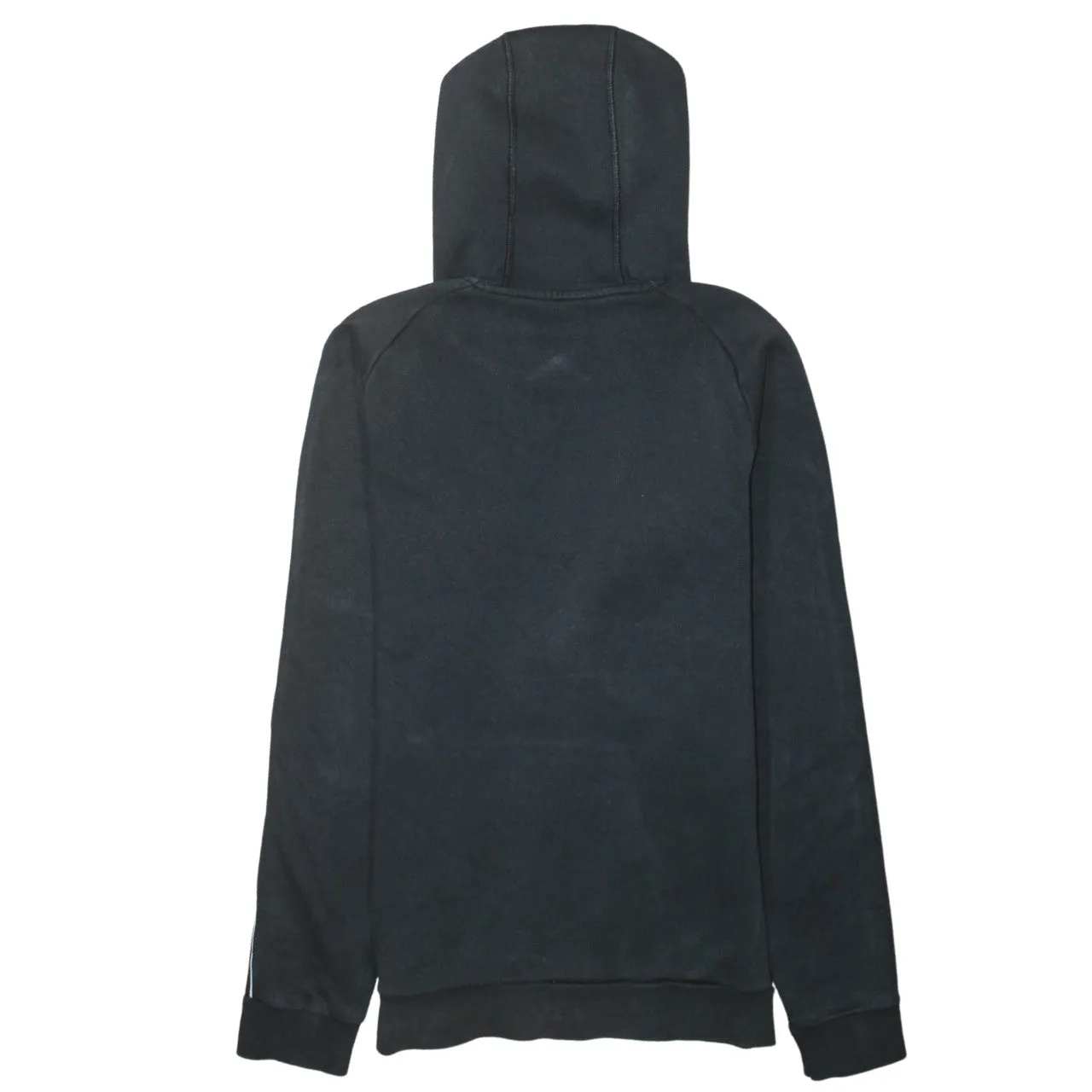 Adidas 90's Drawstring Pockets Pullover Hoodie Small Black sold by Vintage Club product image thumbnail 2