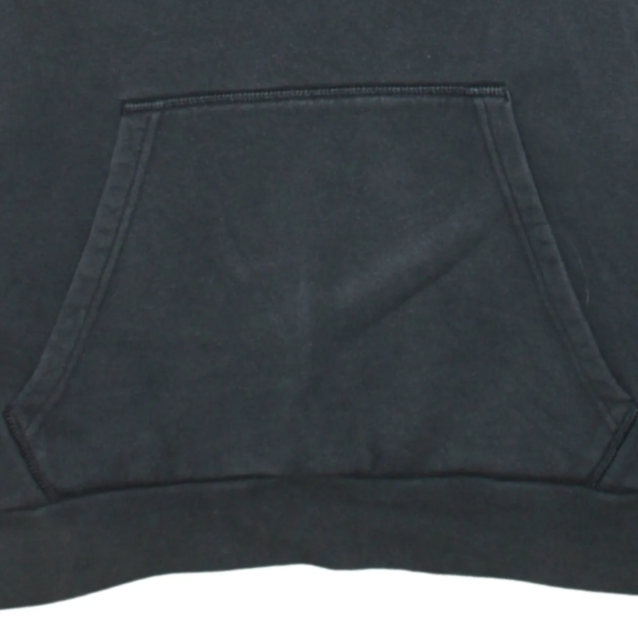 Adidas 90's Drawstring Pockets Pullover Hoodie Small Black sold by Vintage Club product image thumbnail 4