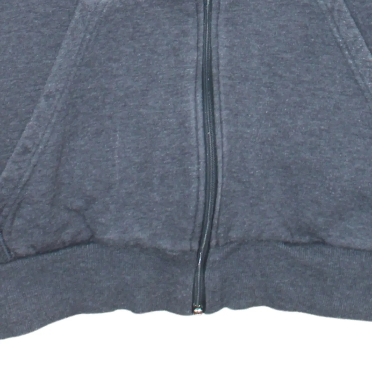 Adidas 90's Striped Sleeve Full Zip Up Hoodie Large Grey sold by Vintage Club product image thumbnail 4