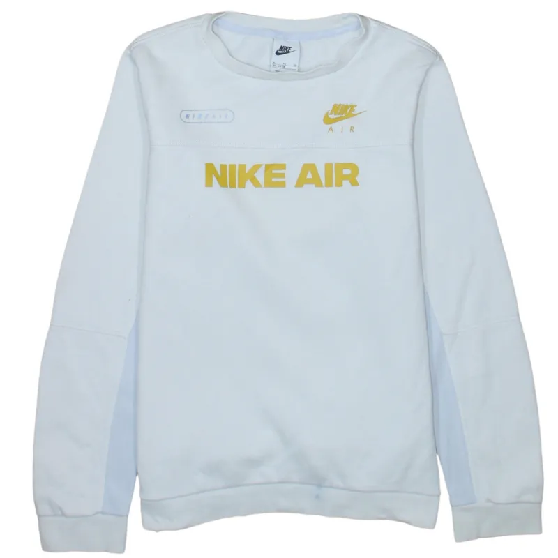 Nike 90's Swoosh Crew Neck Sweatshirt XLarge White sold by Vintage Club